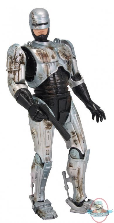 Robocop Spring-Loaded Holster & Battle Damage Figure Set of 2 by Neca