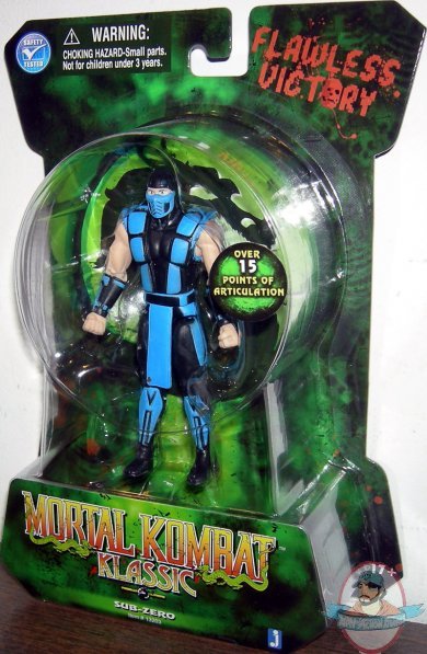 Mortal Kombat 2 4-Inch Sub-Zero Classic Ninja Action Figure Jazwares