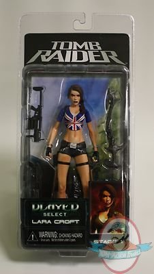 Tom Raider Lara Croft 7 Inch Action Figure Set of 2 by Neca