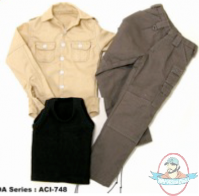 1/6 Scale Moda Series ACI748 Khaki and Grey Cargo for 12" Figures ACI