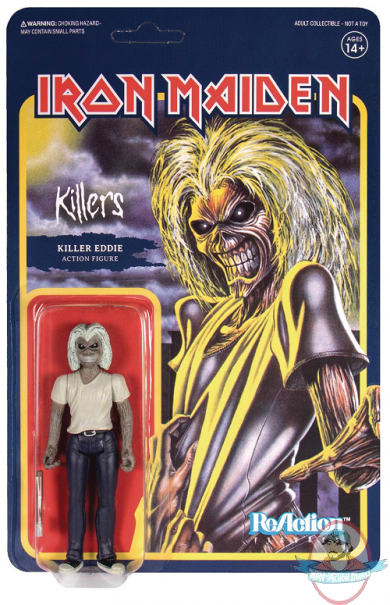 Iron Maiden Killers Eddie ReAction Figure Super 7 