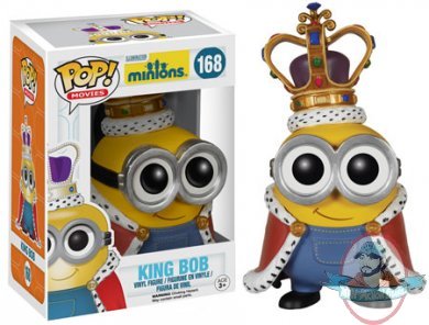 Pop! Movies Minions King Bob Vinyl Figure by Funko