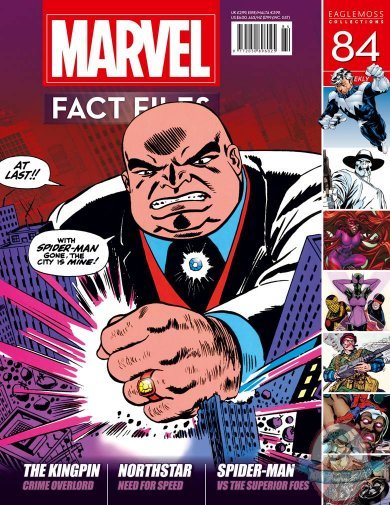 Marvel Fact Files #84 Kingpin Cover Eaglemoss
