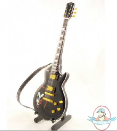 1/4 Guitar Gibson Lespaul Black Gene Simmons Kiss Cv Eurasia1