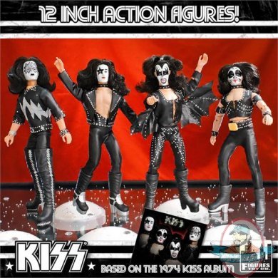 KISS 8" & 12" Action Figures Series Two Set of 8 by Figures Toy Co.  
