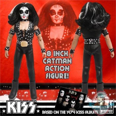 KISS 8 Inch Action Figures Series Two The Catman Figures Toy Co.  