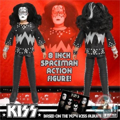 KISS 8 Inch Action Figures Series Two The Spaceman Figures Toy Co.  