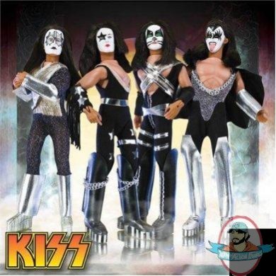 KISS 8 Inch Action Figures Series One Set of 4 by Figures Toy Co.  