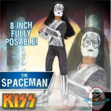 KISS 8 Inch Action Figures Series One The Spaceman Figures Toy Co.  