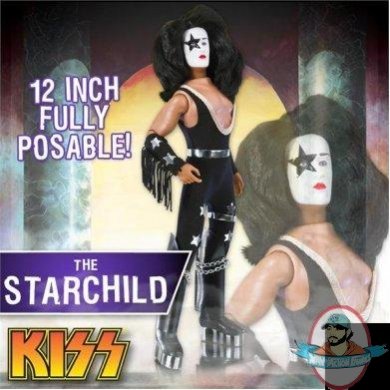 KISS 12 Inch Action Figures Series One The Starchild Figures Toy Co.  