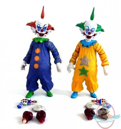 Killer Klowns Horrific Harlequins Set of two figures Shorty Tiny