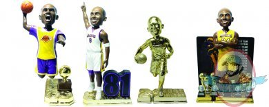 NBA Kobe Bryant Commemorative 10" Set of 4 BobbleHead Forever