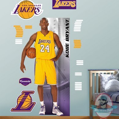 Fathead NBA  Kobe Bryant (growth chart) Los Angeles Lakers