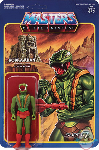 Motu 3.75" ReAction Series 3 Kobra Khan Super 7