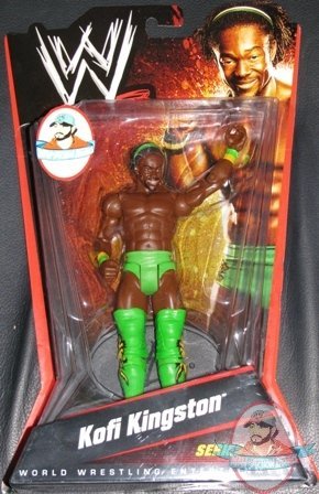 WWE Kofi Kingston Mattel Basic Series 1 Figure New Moc