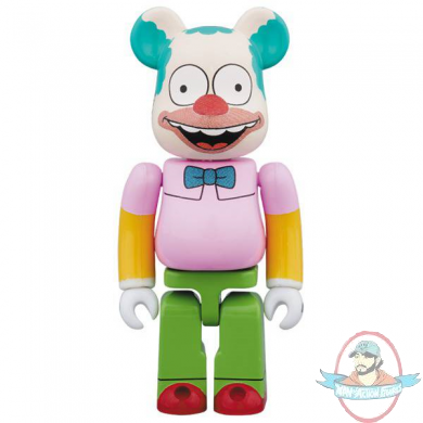 Simpsons Krusty The Clown 400% Bearbrick Figure by Medicom