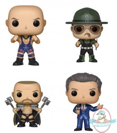 Pop! WWE Series 8 Set of 4 Vinyl Figure Funko