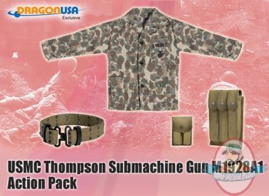 1/6 USMC Thompson Submachine Gun M1928A1 Action Pack Accessory Set