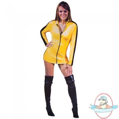 Bruce Lee Yellow Jumpsuit Ladies Dress (Small)