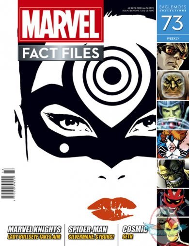 Marvel Fact Files #73 Lady Bullseye Cover Eaglemoss