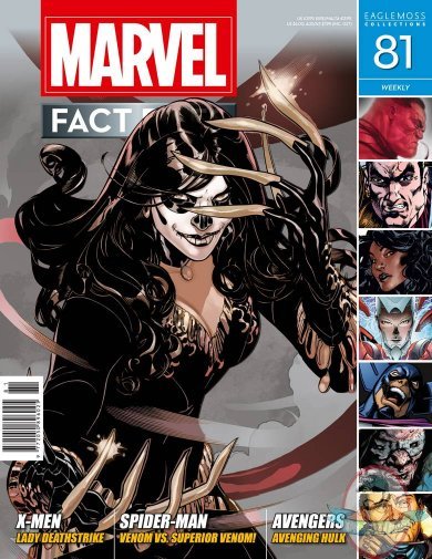 Marvel Fact Files #81 Lady Deathstrike Cover Eaglemoss