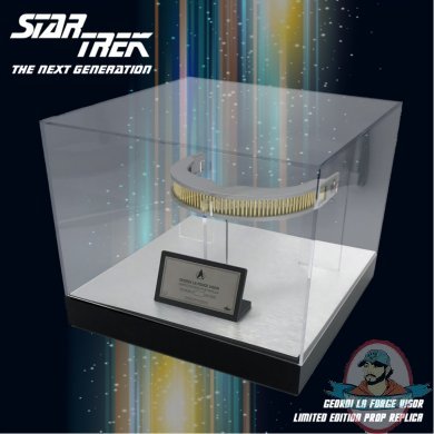 1:1 Scale Star Trek Geordi La Forge Visor Prop Replica Factory Entm't