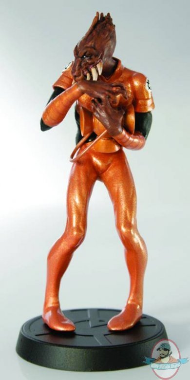 DC Blackest Night Agent Orange Larfleeze Figure & Magazine Eaglemoss