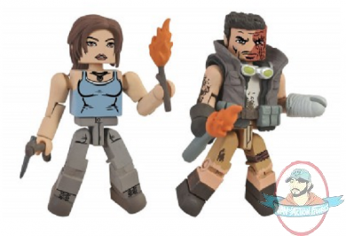 Tomb Raider Lara Croft & Molotov Scavenger Minimates by Diamond Select