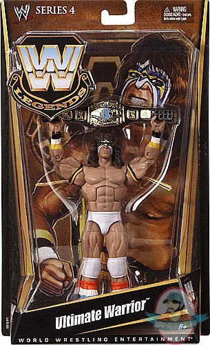 WWE Legends Series 4 Ultimate Warrior by Mattel