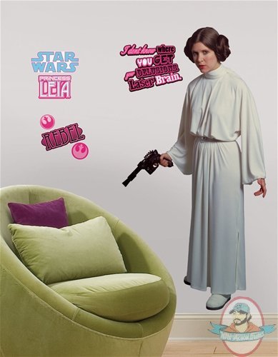 Star Wars Classic Princess Leia Peel & Stick Giant Applique Roommates