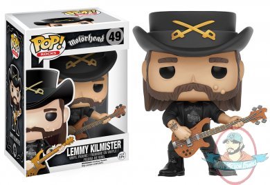 POP! Rocks Lemmy Kilmister Motorhead Vinyl Figure #49 by Funko