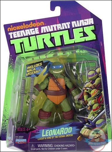 Teenage Mutant Ninja Turtles Basic Action Figure Leonardo Playmates