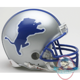 Detroit Lions 1983 to 2002 Riddell Mini Replica Throwback Helmet