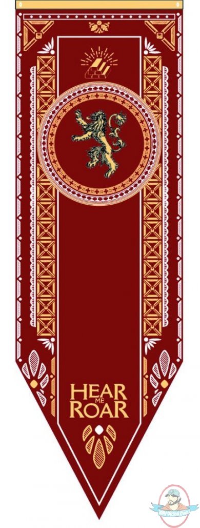 Game of Thrones Lannister Tournament Banner Calhoun Sportswear