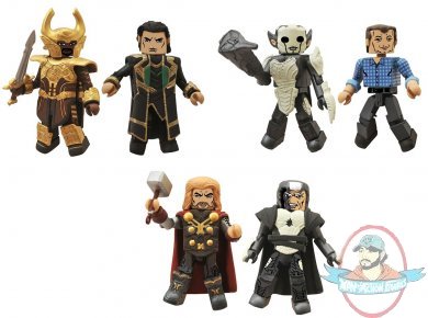 Marvel Minimates Series 53 Thor The Dark World Set of 6 Figures 