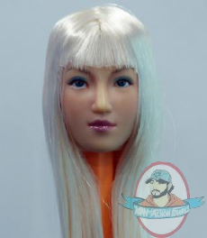 1/6 Scale Female Head with Long Blonde Hair PL-LB2013-13H Phicen