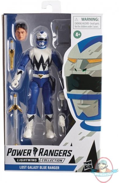 Power Rangers Lightning Lost Galaxy Blue Ranger Figure Hasbro 202103