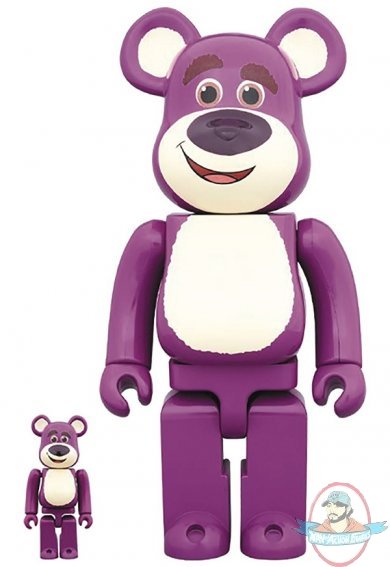 Toy Story Lots O Huggin Bear Bearbrick 400% & 100% 2 Pack Medicom