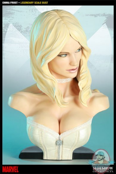 Emma Frost  Legendary Scale Bust by Sideshow Collectibles Used