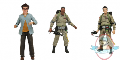 Ghostbusters Set of 3 Action Figures Diamond Select Toys TRU