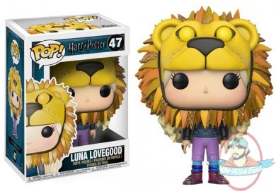Pop! Movies Harry Potter Series 4 Luna Lovegood Lion Head #47 Funko