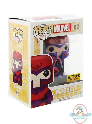 Marvel Pop! Magneto Metallic Hot Topic Exclusive by Funko