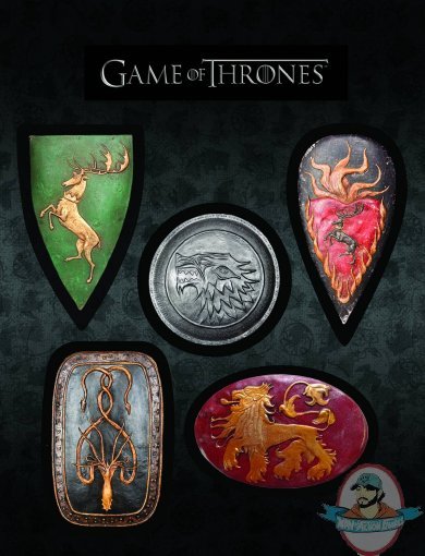 Game of Thrones Shield Magnet Set by Dark Horse