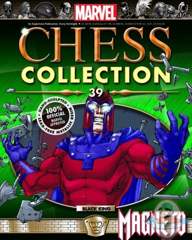 Marvel Chess Figurine Magazine #39 Magneto Black King Eaglemoss