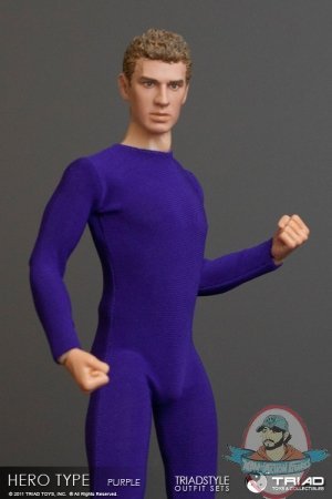  Hero Type: Male (Purple) for 12 inch Figures by Triad Toys