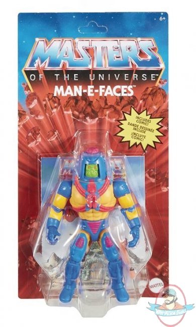 Motu Masters Of The Universe Origins Man E Faces Figure by Mattel