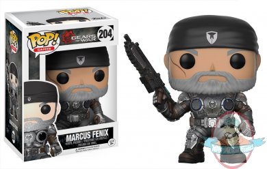 Pop! Games: Gears of War Marcus Fenix Old Man #204 Funko Damaged Pack