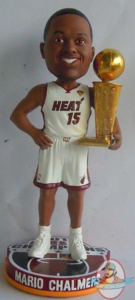 Mario Chalmers Miami Heat 2012 NBA Finals Champions Trophy Bobble Head
