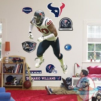 Fathead Mario Williams Texans NFL