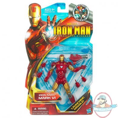  Iron Man Mark VI 6-inch Marvel Legends Action Figures Wave 2  Hasbro